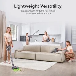 Maircle S3 Pro Cordless Vacuum Cleaner/w 35Kpa Powerful Suction, 70min Runtime 4000mAh Rechargeable Stick Vacuum, Anti-Tangle Brush, Lightweight Wireless Handheld Vac For Hard Floor, Carpet, Pet Hair -Small Appliance Store 81wXw38rQ L. AC SL1500