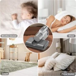 Mattress Vacuum Cleaner, UV Handheld Bed Vacuum With 10KPa Powerful Suction,Lightweight And Rechargeable Car Vacuum, Effectively Clean Up For Pillows, Sheets, Mattresses, Sofas, Bed, Car Home -Small Appliance Store 81wdffFgjGL. AC SL1500