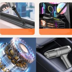 GENERIC Itutn Wireless Handheld Car Vacuum Cleaner,Portable 3 In 1 Itutn Wireless Handheld Car Vacuum Cleaner,Mini Car Vacuum Cleaner, Multipurpose Portable Vacuum For Home, Office, Car (Black) -Small Appliance Store 81xQBblIFRL. AC SL1500