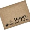 BEILE Waterproof Coffee Bar Mat - Pour Some Sugar On Me, Farmhouse Burlap Coffee Bar Placemat With Fabric Backing Coffee Maker, Coffee Station Accessories Decor Coffee Lovers Gift 2 BEILE Waterproof Coffee Bar Mat - Pour Some Sugar On Me, Farmhouse Burlap Coffee Bar Placemat With Fabric Backing Coffee Maker, Coffee Station Accessories Decor Coffee Lovers Gift -Small Appliance Store 81yiEEdurdL. AC SL1326