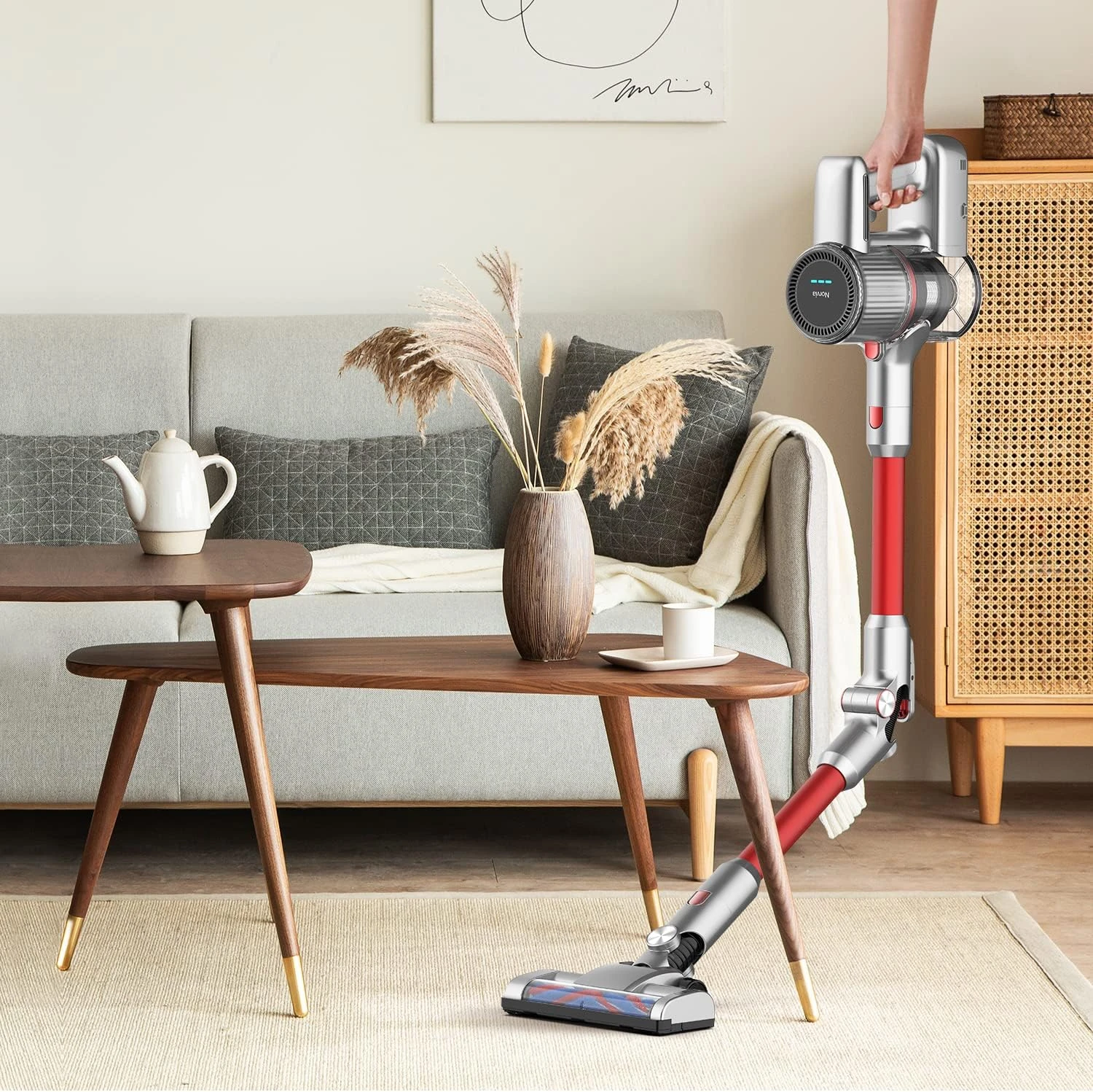 AIRBOT Cordless Vacuum Cleaner 190W Brushless Motor Cordless Stick Vacuum Cleaner, Up To 35mins Runtime, Lightweight Handheld Vacuum For Home Hard Floor Wood Floor Pet Hai 10 AIRBOT Cordless Vacuum Cleaner 190W Brushless Motor Cordless Stick Vacuum Cleaner, Up To 35mins Runtime, Lightweight Handheld Vacuum For Home Hard Floor Wood Floor Pet Hai - Image 8