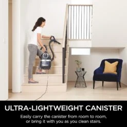 Shark CZ351 Pet Canister Vacuum, Bagless, Corded With Self-Cleaning Brushroll & PowerFins, Navy & Silver 25 Shark CZ351 Pet Canister Vacuum, Bagless, Corded With Self-Cleaning Brushroll & PowerFins, Navy & Silver -Small Appliance Store 81zvpDcj1aL. AC SL1500