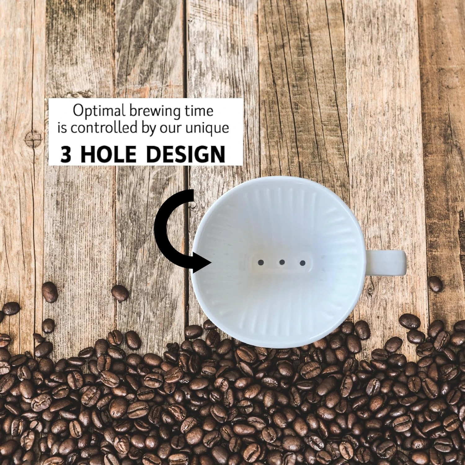 Simply Charmed Coffee Pour Over Single Cup Ceramic Brewer Coffee Maker (Pug) 6 Simply Charmed Coffee Pour Over Single Cup Ceramic Brewer Coffee Maker (Pug) - Image 4