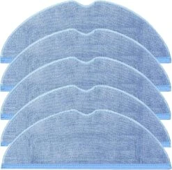 Wipes Replacement Mop For Roborock S7 Vacuum Cleaner S7 Plus S7 MaxV S7 MaxV Plus S7 MaxV Ultra S7 Pro Ultra T7 T7 Plus T7S T7SPlus Reusable Hard Floor Cloth Expert Wet Microfiber Soft Pad, 5 Pack
