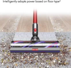 Dyson Outsize Cordless Vacuum Cleaner, Nickel/Red, Extra Large -Small Appliance Store 91N J1A6ML. AC SL1500