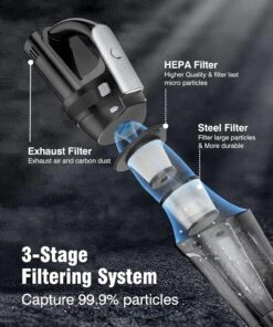 AUTONOVO 13000Pa Handheld Vacuum Cordless, 6000mAh Rechargeable Car Vacuum, 3-Layer Filter, 2 Speed Wet Dry Cleaning, Lightweight With LED Vacumm Cleaner For Car, Home -Small Appliance Store 91dJP18pgkL. AC SL1500